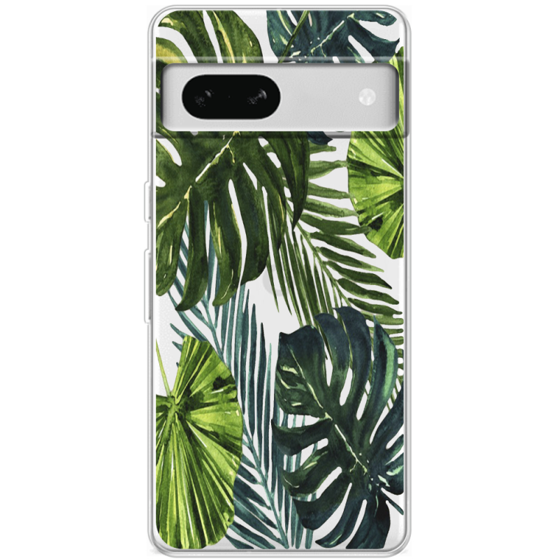 Прозрачный чехол BoxFace Google Pixel 7A Palm Tree