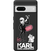 Черный чехол BoxFace Google Pixel 7A For Karl