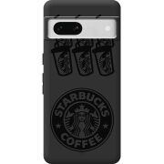 Черный чехол BoxFace Google Pixel 7A Black Coffee