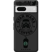 Черный чехол BoxFace Google Pixel 7A Dark Coffee