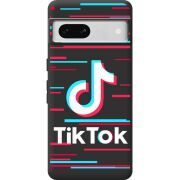 Черный чехол BoxFace Google Pixel 7A Tik Tok