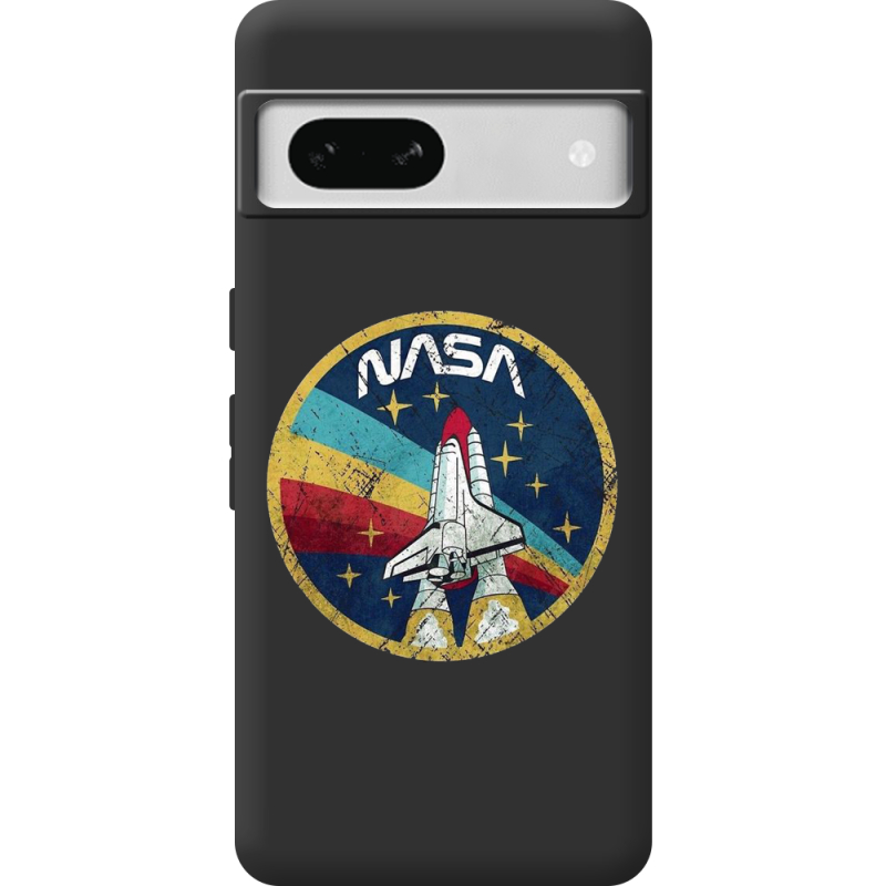 Черный чехол BoxFace Google Pixel 7A NASA