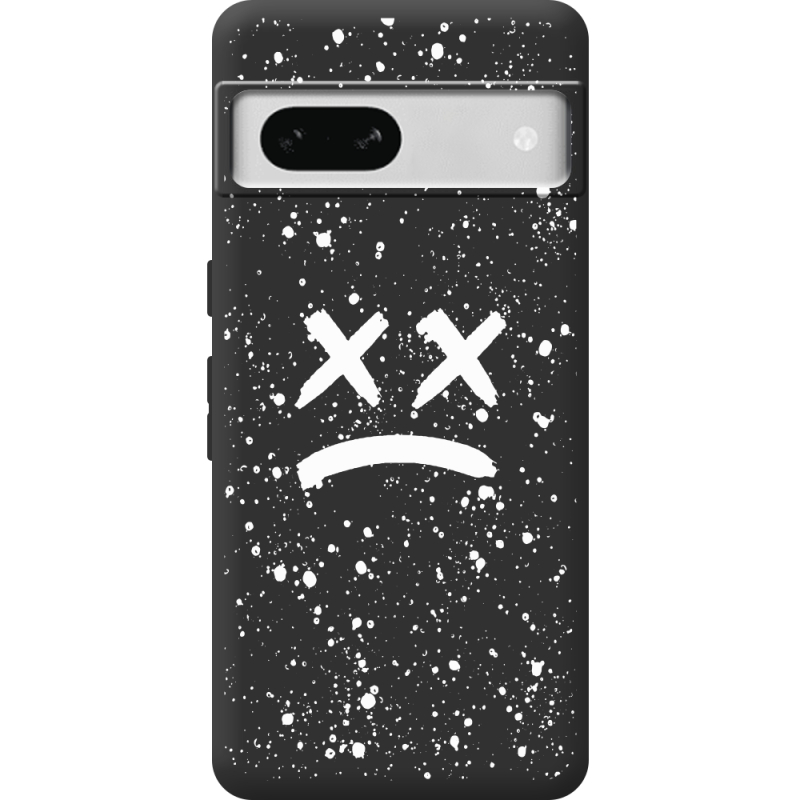 Черный чехол BoxFace Google Pixel 7A Sad Way