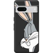Черный чехол BoxFace Google Pixel 7A Lucky Rabbit
