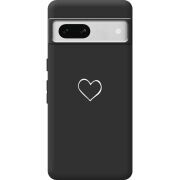 Черный чехол BoxFace Google Pixel 7A My Heart