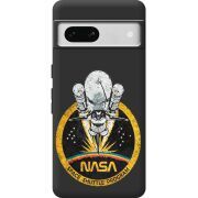 Черный чехол BoxFace Google Pixel 7A NASA Spaceship