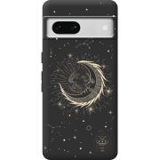 Черный чехол BoxFace Google Pixel 7A Moon