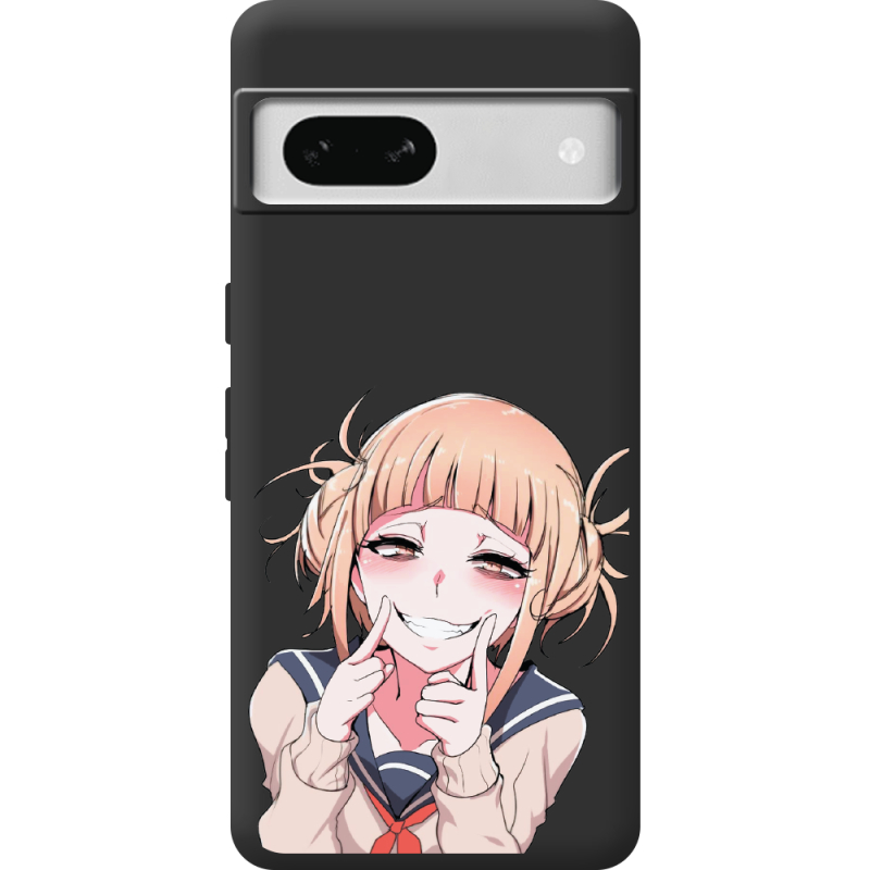 Черный чехол BoxFace Google Pixel 7A Himiko Toga Smile