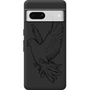 Черный чехол BoxFace Google Pixel 7A Dove