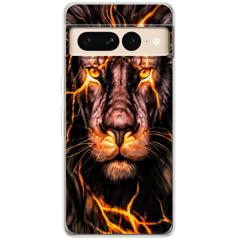 Чехол BoxFace Google Pixel 7 Pro Fire Lion