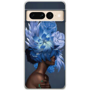 Чехол BoxFace Google Pixel 7 Pro Exquisite Blue Flowers