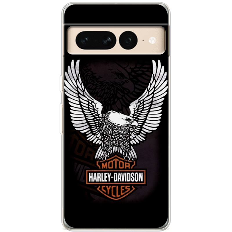 Чехол BoxFace Google Pixel 7 Pro Harley Davidson and eagle