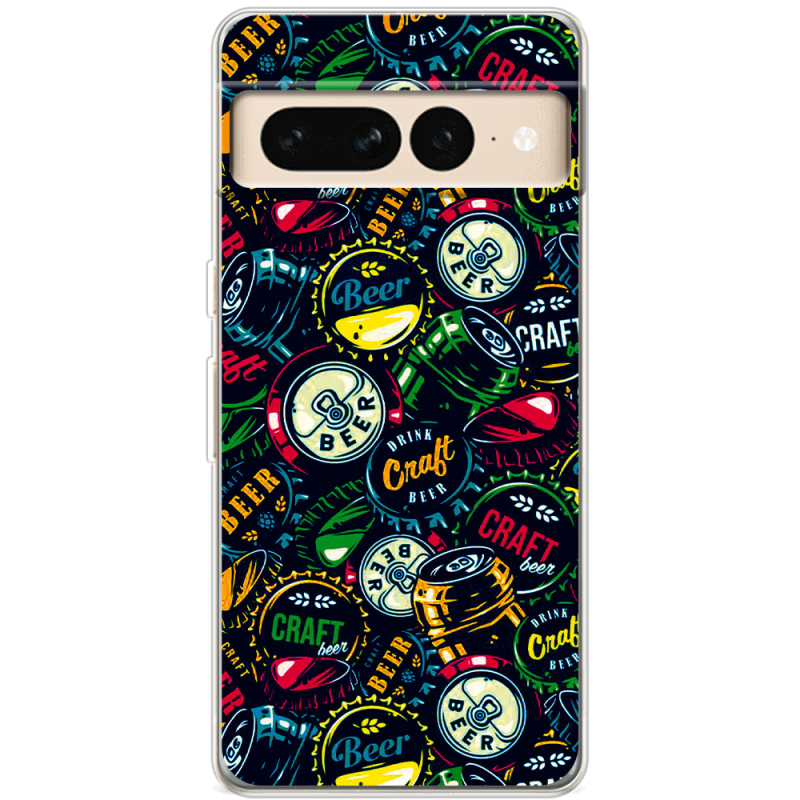 Чехол BoxFace Google Pixel 7 Pro Bottle Caps