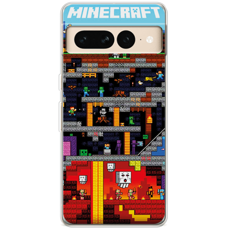 Чехол BoxFace Google Pixel 7 Pro Minecraft Lode Runner