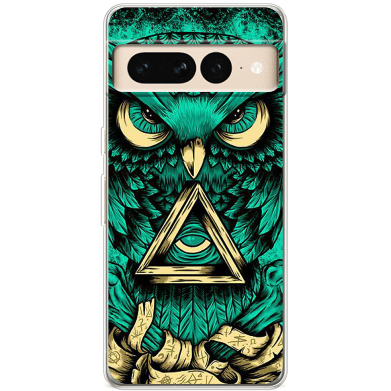 Чехол BoxFace Google Pixel 7 Pro Masonic Owl