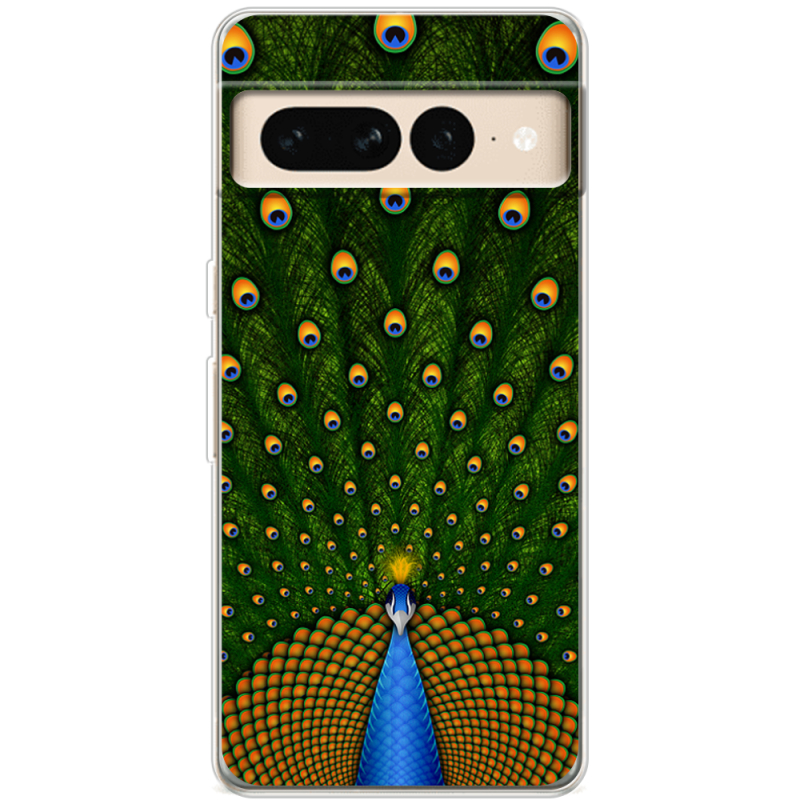 Чехол BoxFace Google Pixel 7 Pro Peacocks Tail