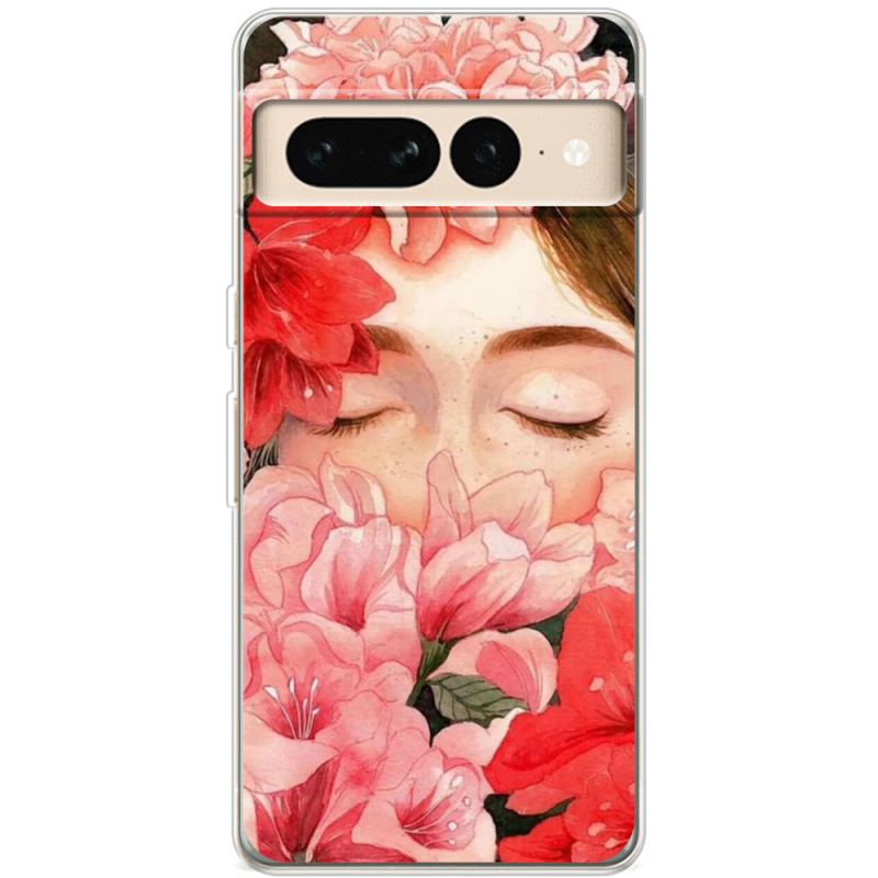 Чехол BoxFace Google Pixel 7 Pro Girl in Flowers