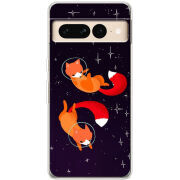 Чехол BoxFace Google Pixel 7 Pro Fox-Astronauts