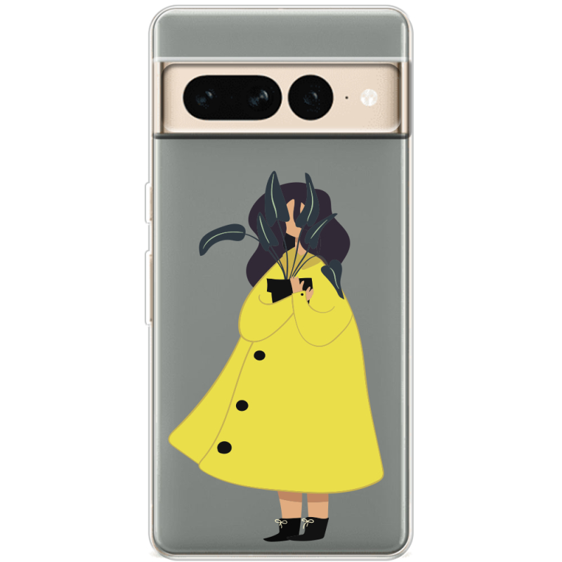 Прозрачный чехол BoxFace Google Pixel 7 Pro Just a Girl