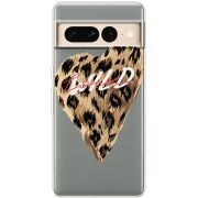 Прозрачный чехол BoxFace Google Pixel 7 Pro Wild Love