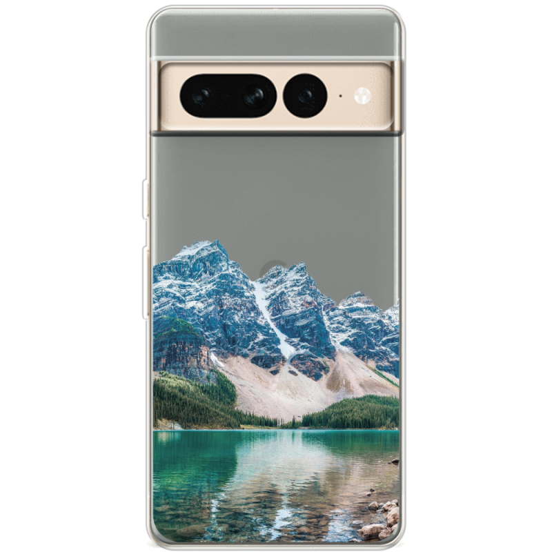 Прозрачный чехол BoxFace Google Pixel 7 Pro Blue Mountain