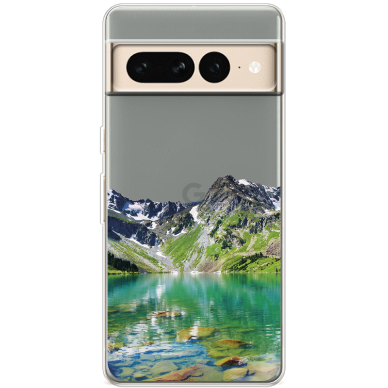 Прозрачный чехол BoxFace Google Pixel 7 Pro Green Mountain