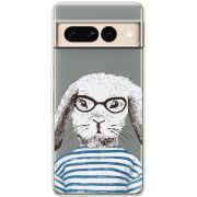 Прозрачный чехол BoxFace Google Pixel 7 Pro MR. Rabbit