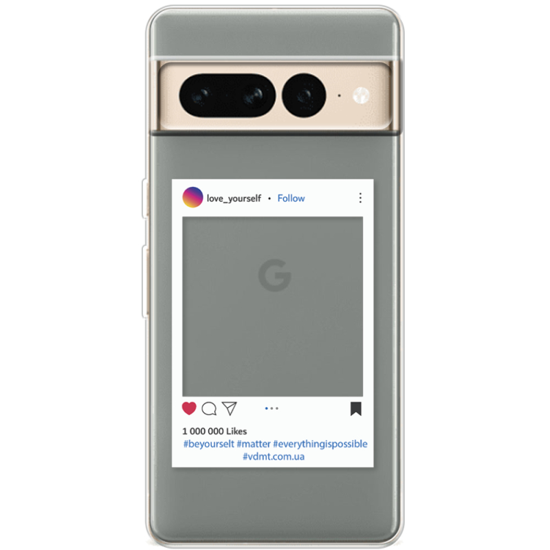 Прозрачный чехол BoxFace Google Pixel 7 Pro Insta