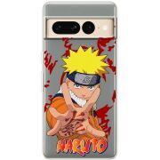 Прозрачный чехол BoxFace Google Pixel 7 Pro Naruto