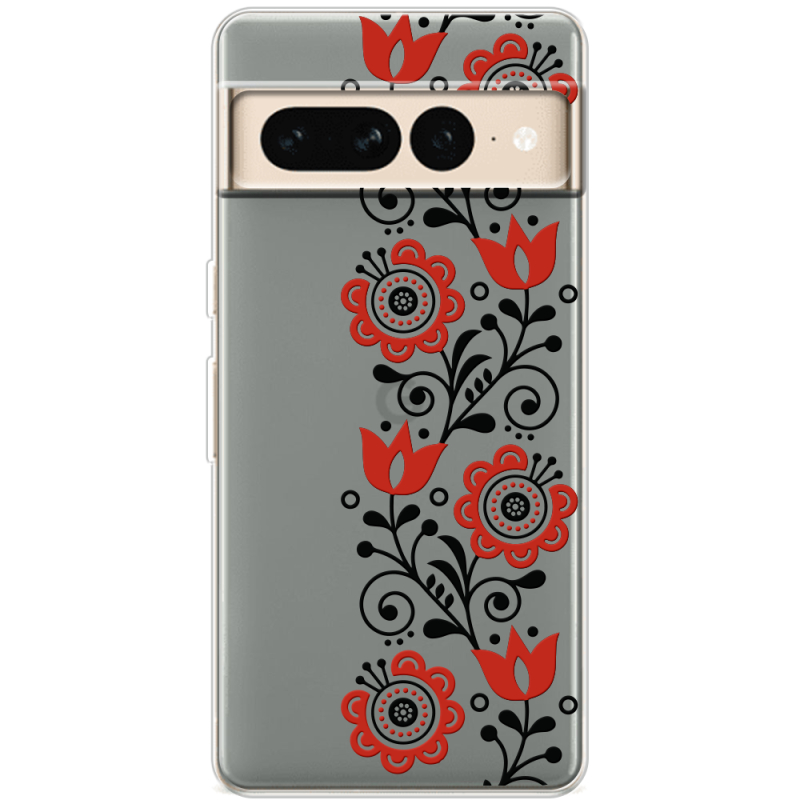 Прозрачный чехол BoxFace Google Pixel 7 Pro Ethno Ornament