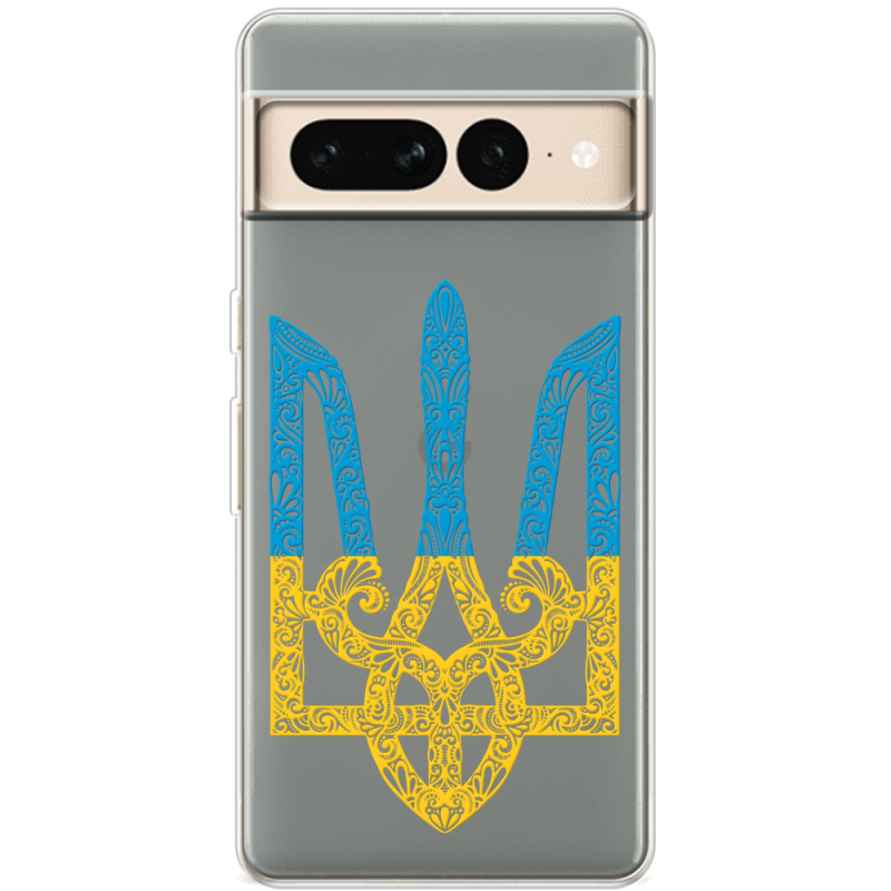 Прозрачный чехол BoxFace Google Pixel 7 Pro Gold Trident