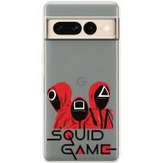 Прозрачный чехол BoxFace Google Pixel 7 Pro siquid game люди в красном