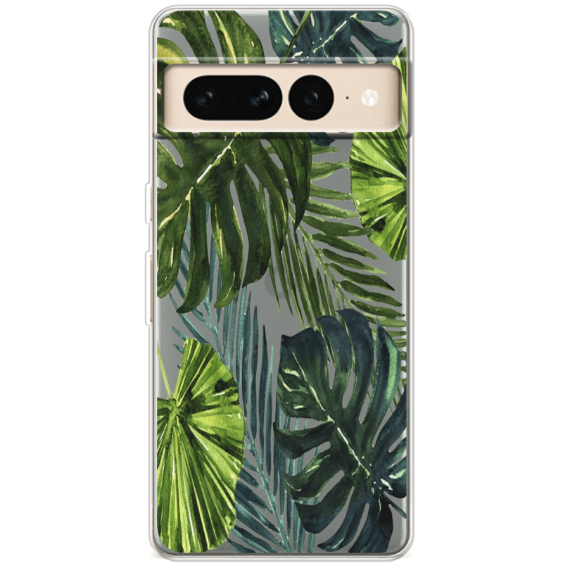 Прозрачный чехол BoxFace Google Pixel 7 Pro Palm Tree