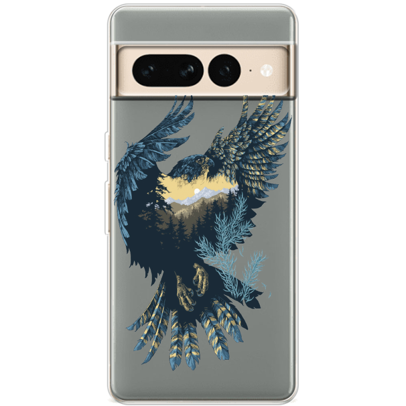 Прозрачный чехол BoxFace Google Pixel 7 Pro Eagle