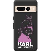 Черный чехол BoxFace Google Pixel 7 Pro Pink Karl