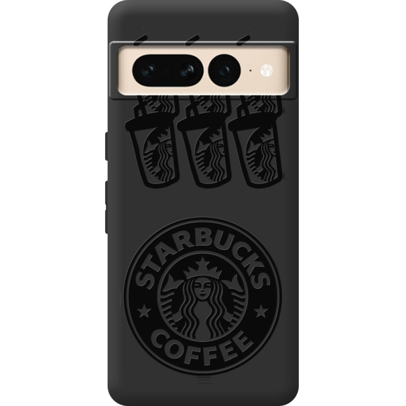 Черный чехол BoxFace Google Pixel 7 Pro Black Coffee