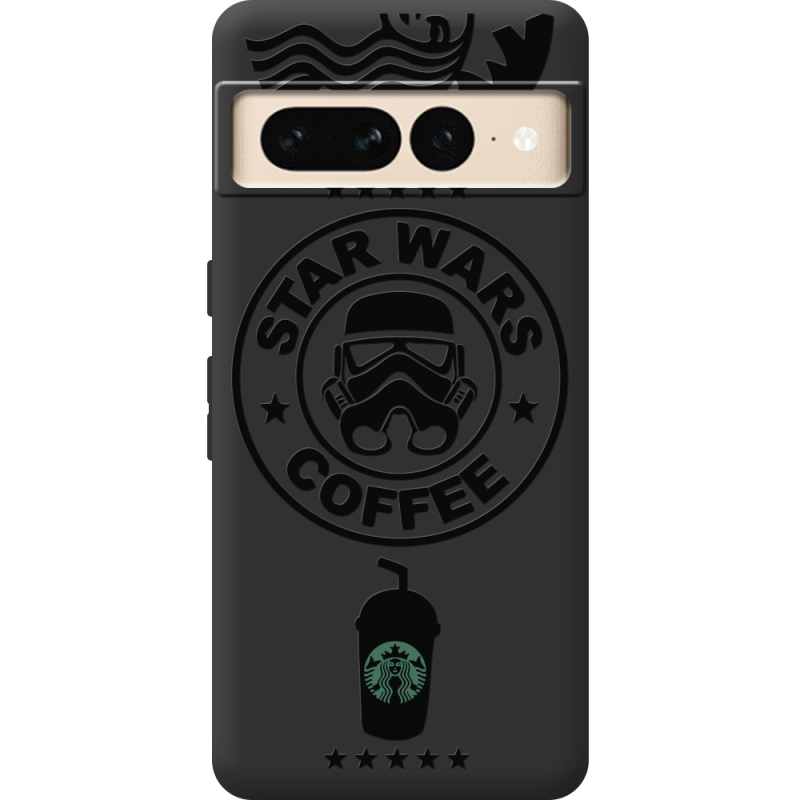 Черный чехол BoxFace Google Pixel 7 Pro Dark Coffee