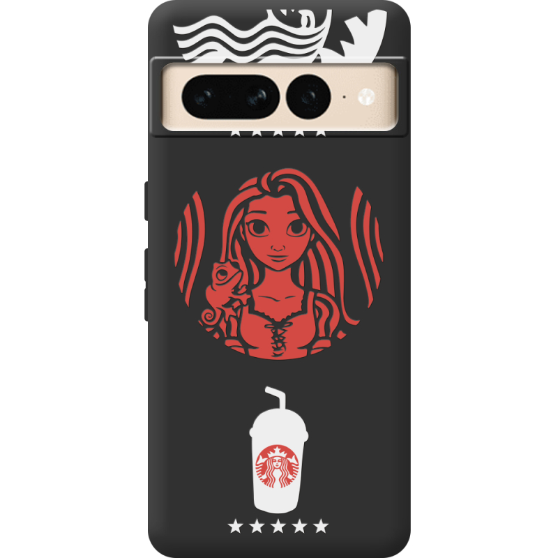 Черный чехол BoxFace Google Pixel 7 Pro RedWhite Coffee