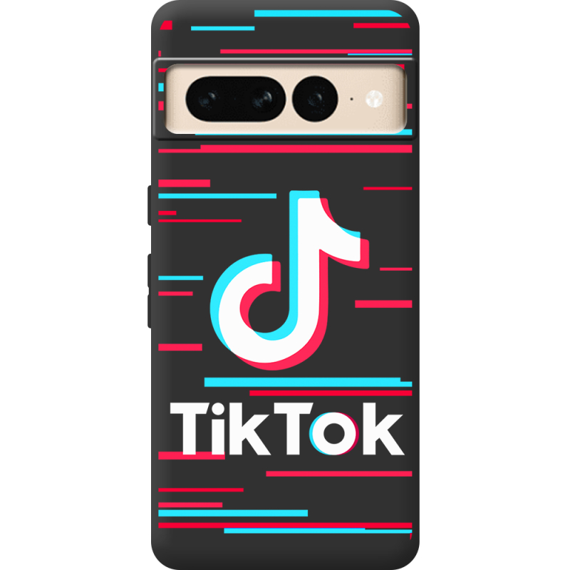 Черный чехол BoxFace Google Pixel 7 Pro Tik Tok