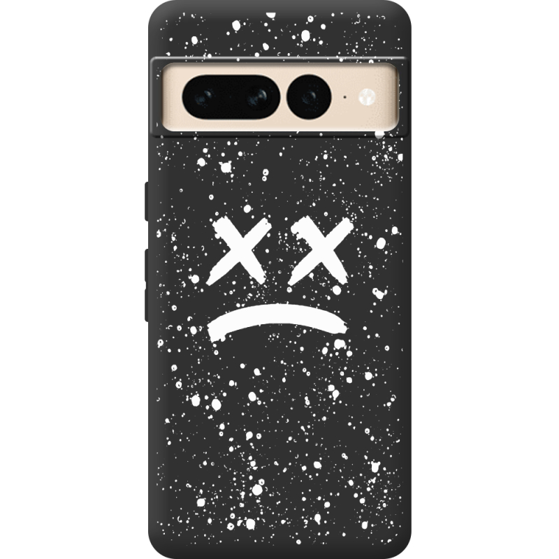 Черный чехол BoxFace Google Pixel 7 Pro Sad Way