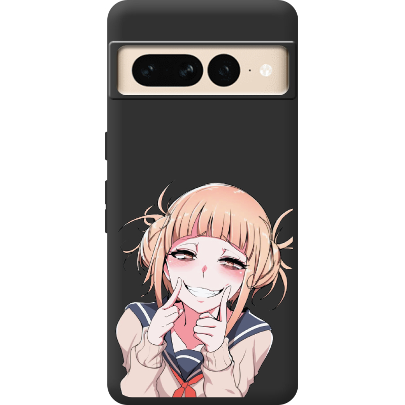 Черный чехол BoxFace Google Pixel 7 Pro Himiko Toga Smile