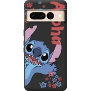 Черный чехол BoxFace Google Pixel 7 Pro Гавайський друг Stich