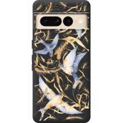 Черный чехол BoxFace Google Pixel 7 Pro Ластівки