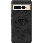 Черный чехол BoxFace Google Pixel 7 Pro Eye