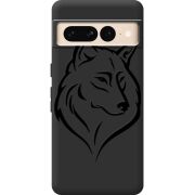 Черный чехол BoxFace Google Pixel 7 Pro Wolf