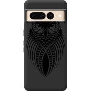 Черный чехол BoxFace Google Pixel 7 Pro Owl