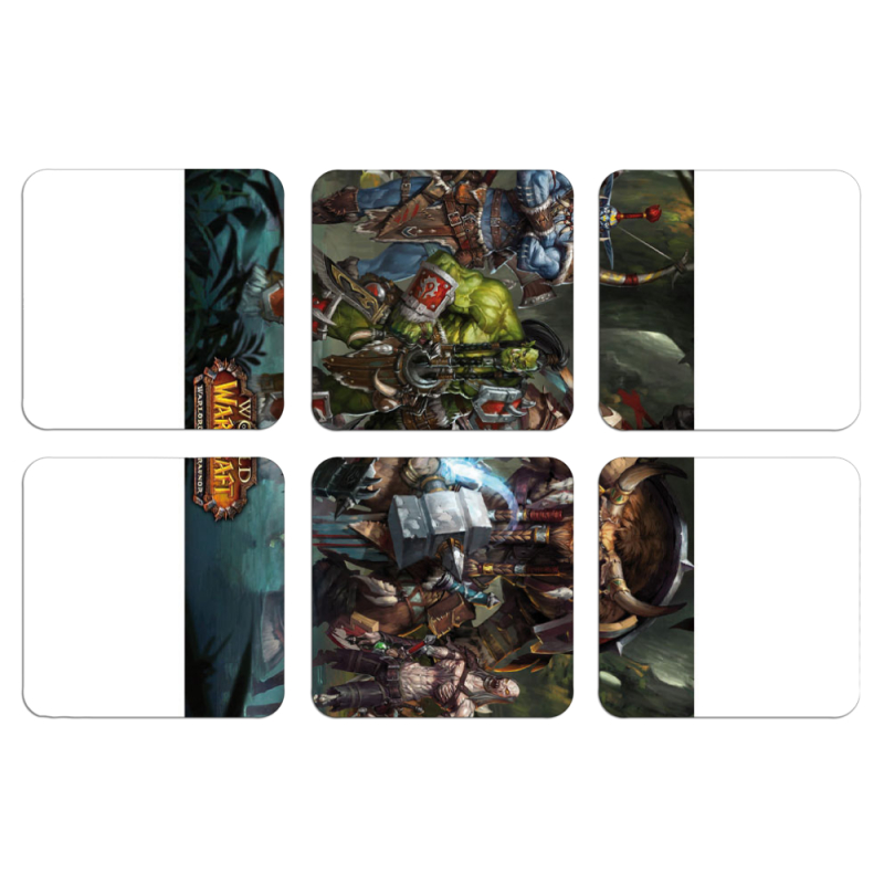 Магнитные фотопазлы 50 на 50 набор 6 штук 