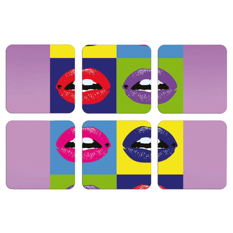 Магнитные фотопазлы 50 на 50 набор 6 штук 