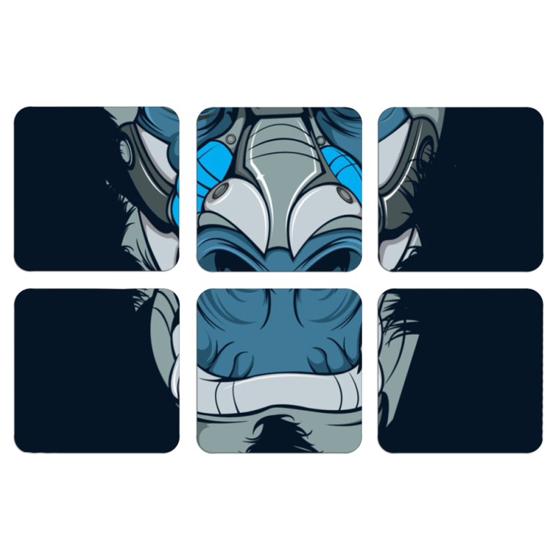 Магнитные фотопазлы 50 на 50 набор 6 штук 