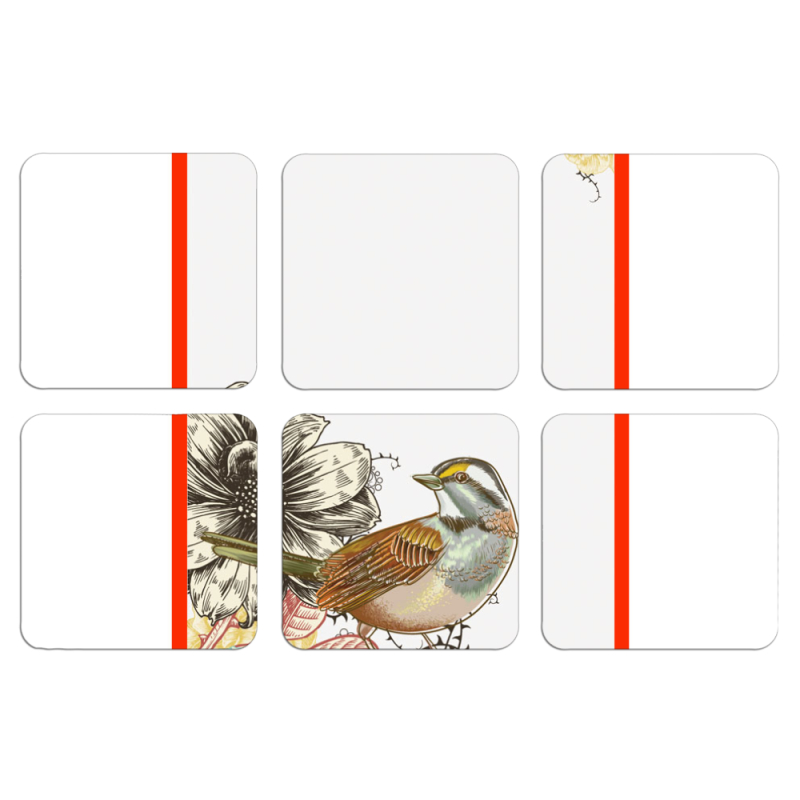 Магнитные фотопазлы 50 на 50 набор 6 штук 